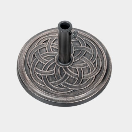 YSSOA 24.2 lbs 17.72" Market Umbrella Base Heavy Duty Round Stand for Patio Outdoor